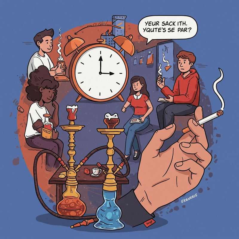 تفاوت قلیان و سیگار