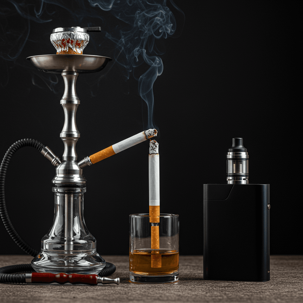 قلیان بهتر است یا سیگار