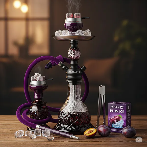 قلیون آلو یخ (Plum Ice)